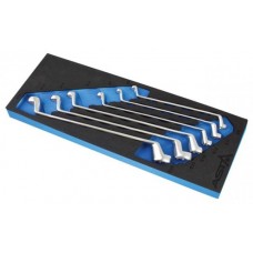 Набор ключей накидных изогнутых E-TORX (Е6-Е24) SATRA 800-E06245